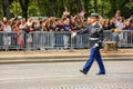 Colonel Military parade of National Gendarmerie (Defile) during the ceremonial of french national d
