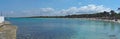 Colonia Sant Jordi, Ses Salines, Mallorca, Spain. Amazing landscape of the Marques beach and the seaside