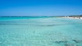 Colonia Sant Jordi, Spain. Amazing landscape of the charming beach Es Trenc. It has earned the reputation of Caribbean beach