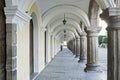 Colonial arches and columns in Antigua Royalty Free Stock Photo