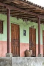 Colonial architectural details in Vilcabamba Ecuador