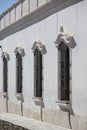 Colonial architecture in Cachi, blue sky. Argentina Royalty Free Stock Photo