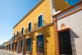 Colonial architecture in Campeche (Mexico)