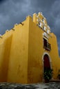 Colonial architecture Campeche Mexico.