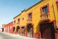 Colonial architecture in Cholula (Mexico)