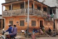 Colonial architecture in the city of porto novo, benin