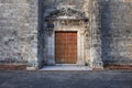 Colonial Architecture Detail. Typical colonial style in Santo Domingo, Dominican Republic Royalty Free Stock Photo
