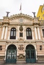 Architecture in downtown Lima, Peru