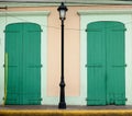 Colonial architecture in Santiago de los Caballeros Royalty Free Stock Photo