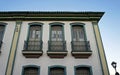 Colonial balconies on facade in historical city of Diamantina Royalty Free Stock Photo