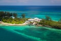 Colonial beach house in Nassau, Bahamas Royalty Free Stock Photo