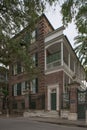 Colonial brick house Charleston SC USA Royalty Free Stock Photo