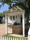 Colonial brick water well