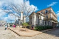 The colonial building of El Templete in Old Havana Royalty Free Stock Photo