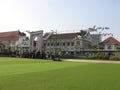 Colonial building looks from Alun-alun Bandung field