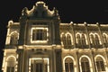 Colonial Building at Night Royalty Free Stock Photo