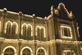 Colonial Building at Night Royalty Free Stock Photo