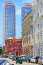 Colonial Building and World Trade Center, Sri Lanka Colombo Royalty Free Stock Photo