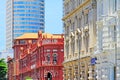 Colonial Building and World Trade Center, Sri Lanka Colombo Royalty Free Stock Photo