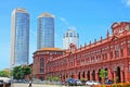 Colonial Building and World Trade Center, Sri Lanka Colombo Royalty Free Stock Photo