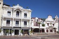 Colonial buildings at Cartagena de Indias Royalty Free Stock Photo