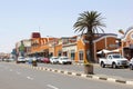 Colonial buildings street cars, Swakopmund, Namibia