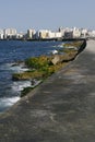 Colonial city of Havana and it's Malecon. Cuba