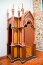 Colonial Confessional at a Christian Church