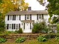 Colonial home in Connecticut Royalty Free Stock Photo