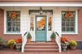 colonial home front door with sidelights and transom