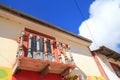 Colonial house balcony Royalty Free Stock Photo