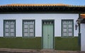 Colonial house facade in Diamantina, Minas Gerais, Brazil Royalty Free Stock Photo