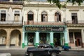 Colonial house facade