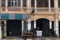 Colonial houses in the center of Savannakhet in Laos