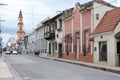 Colonial houses and church of San Francisco at Salta