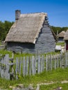 Colonial Hut Royalty Free Stock Photo
