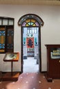 Colonial Macau Tung Sin Tong Charitable Society Macao Art Deco Architecture Color Pattern Glass Window Geometry Basic Shapes