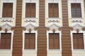 Colonial old building facade in Singapore Royalty Free Stock Photo