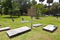 Colonial Park Cemetery in Savannah Royalty Free Stock Photo