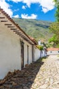 Colonial Street and Cobblestone