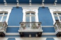 Colonial Style Balcony, Quito, Ecuador Royalty Free Stock Photo