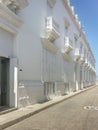 Colonial Style Architecture in Cartagena de Indias Colombia Royalty Free Stock Photo