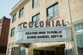 The Colonial Theatre, vintage sign, Keene, New Hampshire