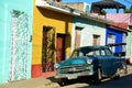 Colonial Trinidad and its old streets and cars, Cuba