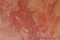 Colonial wall with faded red paint Royalty Free Stock Photo