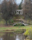 Colonnade of Apollo at the Pavlovsk Park in Pavlovsk, St Petersburg, Russia Royalty Free Stock Photo