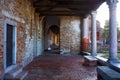 Colonnade of the basilica of Santa Maria Assunta, Torcello Royalty Free Stock Photo