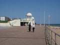 Colonnade on the beach in Bexhill on Sea