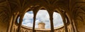 Colonnade of Bellver castle, Palma, Majorca.