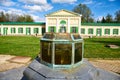 Colonnade building in Frantiskovy Lazne Royalty Free Stock Photo